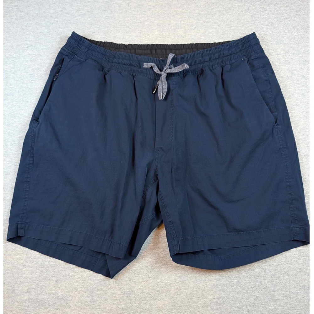 Lululemon Bowline Short 8 Utilitech Mens XXL Navy Blue Elastic Waist Casual XL